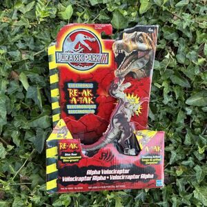 2000 Hasbro Jurassic Park III Re-Ak A-Tak Electronic Alpha Velociraptor